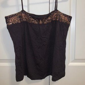 I.N.C. Embroidered Tank Top